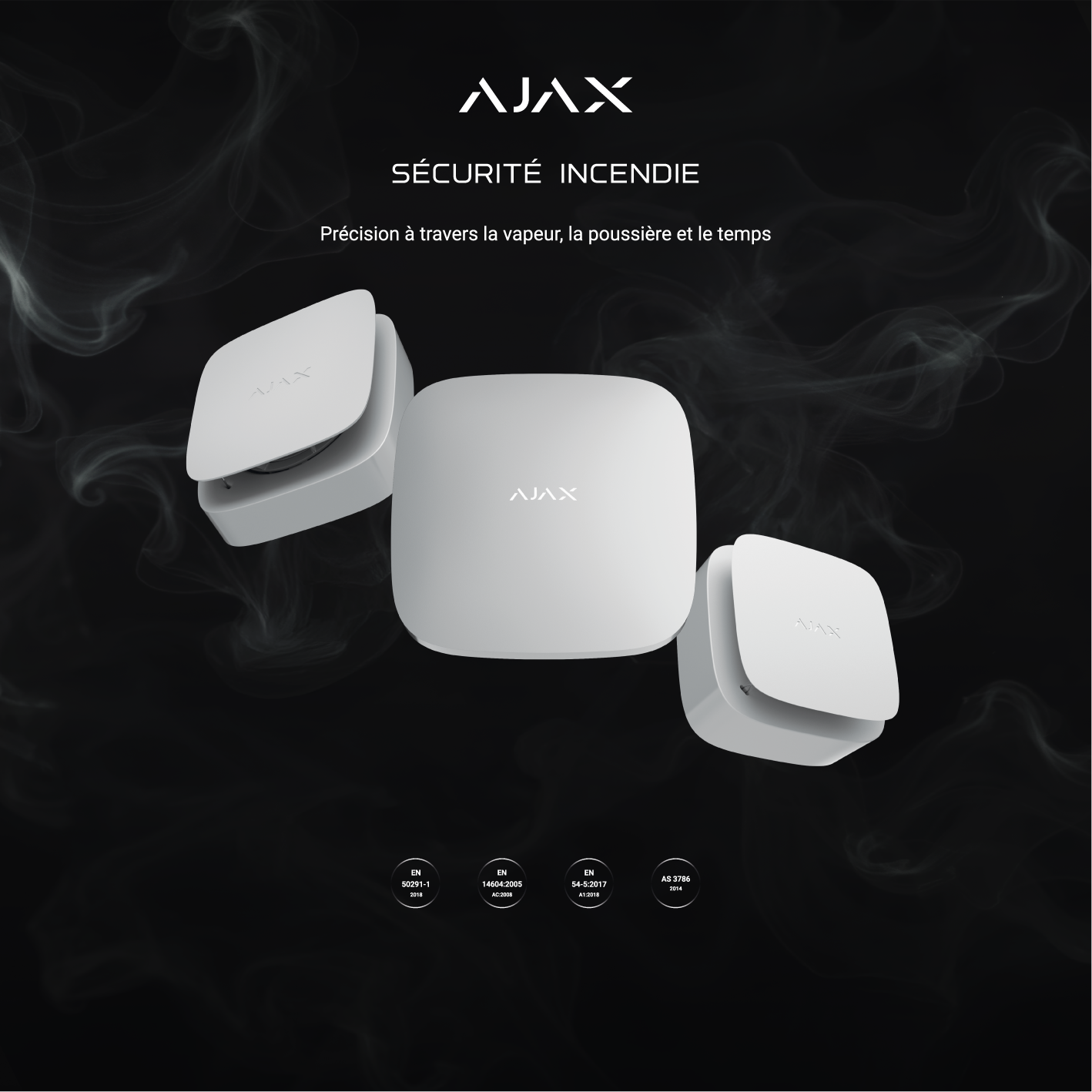 Alarme Ajax incendie et sécurité des personnes sans abonnement – installation Vision 2 Concept PACA