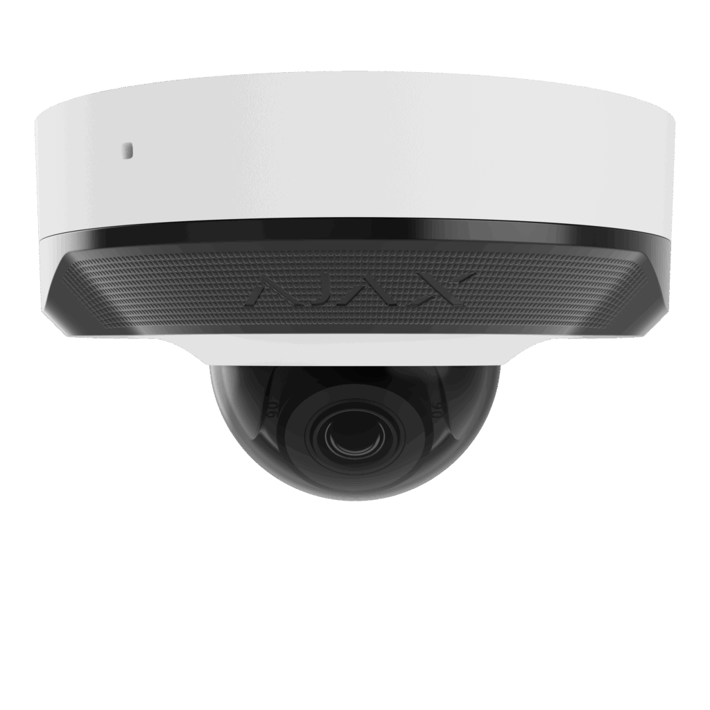 Caméra Ajax DomeCam Mini blanche – vidéosurveillance intérieure – Vision 2 Concept