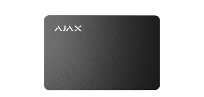 Add graphics – Ajax Pass Card – black Carte d'accès Ajax Pass Card noire pour clavier KeyPad Plus