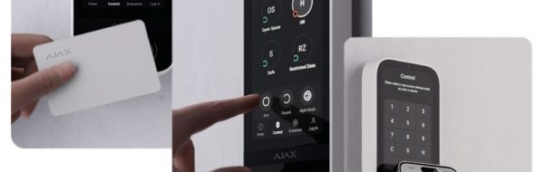 KeyPad TouchScreen Clavier tactile Ajax KeyPad TouchScreen pour contrôle intelligent de l’alarme